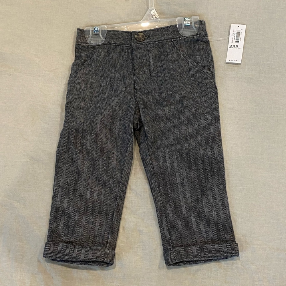 Adorable herringbone pants - perfect for the holidays